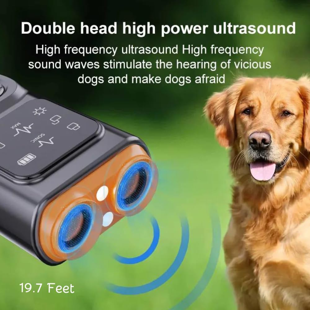 BarkGuard Pro, 2025 New BarkGuard Anti Barking Device Dog Bark Deterrent Devices with Hd Display and LED Flashlight, Anti-bark Device That Trains Your Dog Not to Bark Safe for Dogs (1)