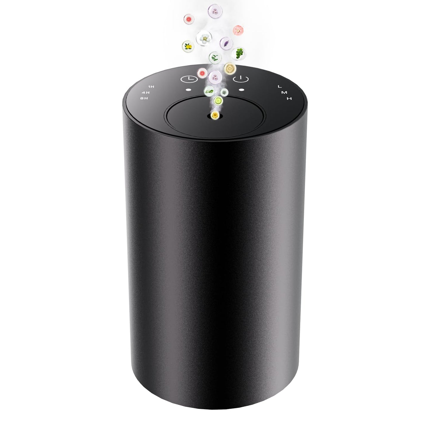 Waterless Essential Oil Diffuser, Portable Aromatherapy Diffuser, Mini Scent Machine, Battery Operated, 1/4/8-Hour Timer, 20ml Capacity, 3 Mist Levels for Home, Car, Room Office.No Included Oil(2pcs)