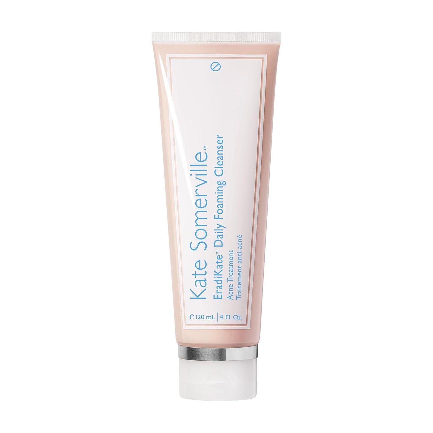 Kate Somerville EradiKate 3% Sulfur Daily Foaming Cleanser Acne Treatment – Clinically Formulated Medicated Face Wash Balances Skin and Cleans Pores, 4 Fl Oz