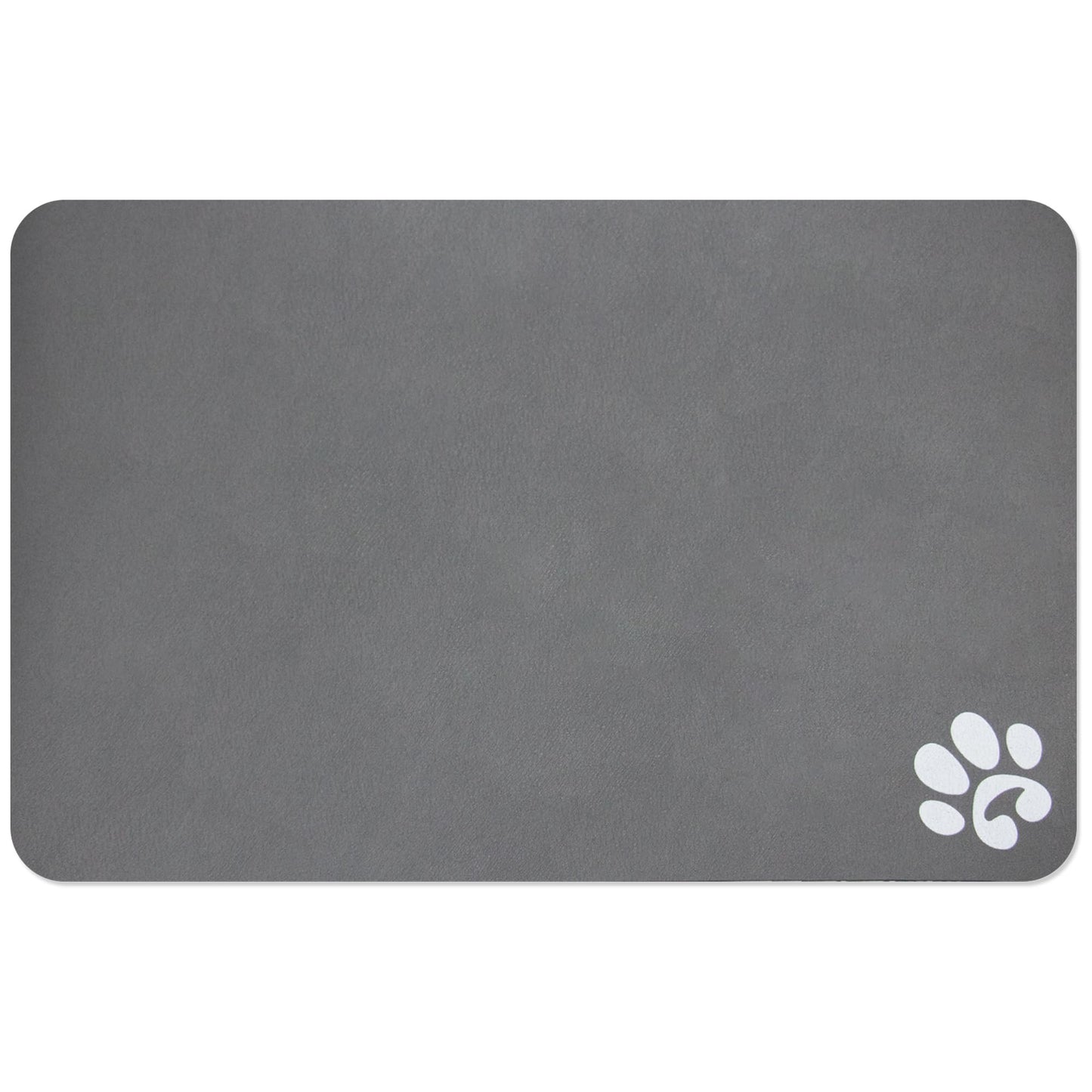 YCT Cat Pet Food Mat, Cat Feeding Mat, Non-Slip Bottom Absorbent Pet Mat, Quick Dry Dog Cat & Dog Food Mat, Pet Supplies Mat, 11.8"x18.1" Beige