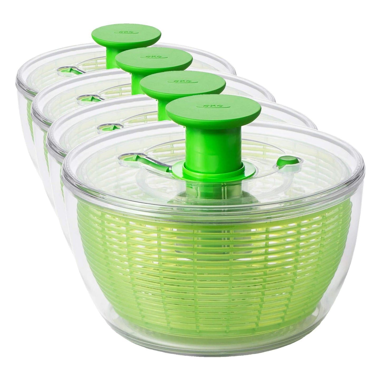 OXO Good Grips Salad Spinner | Lettuce Spinner | Fruit Washer | Fruit Washing Bowl with Strainer | Vegetable Cleaner | Salad Cleaner | Lettuce Washer | 6.22 Quart Capacity