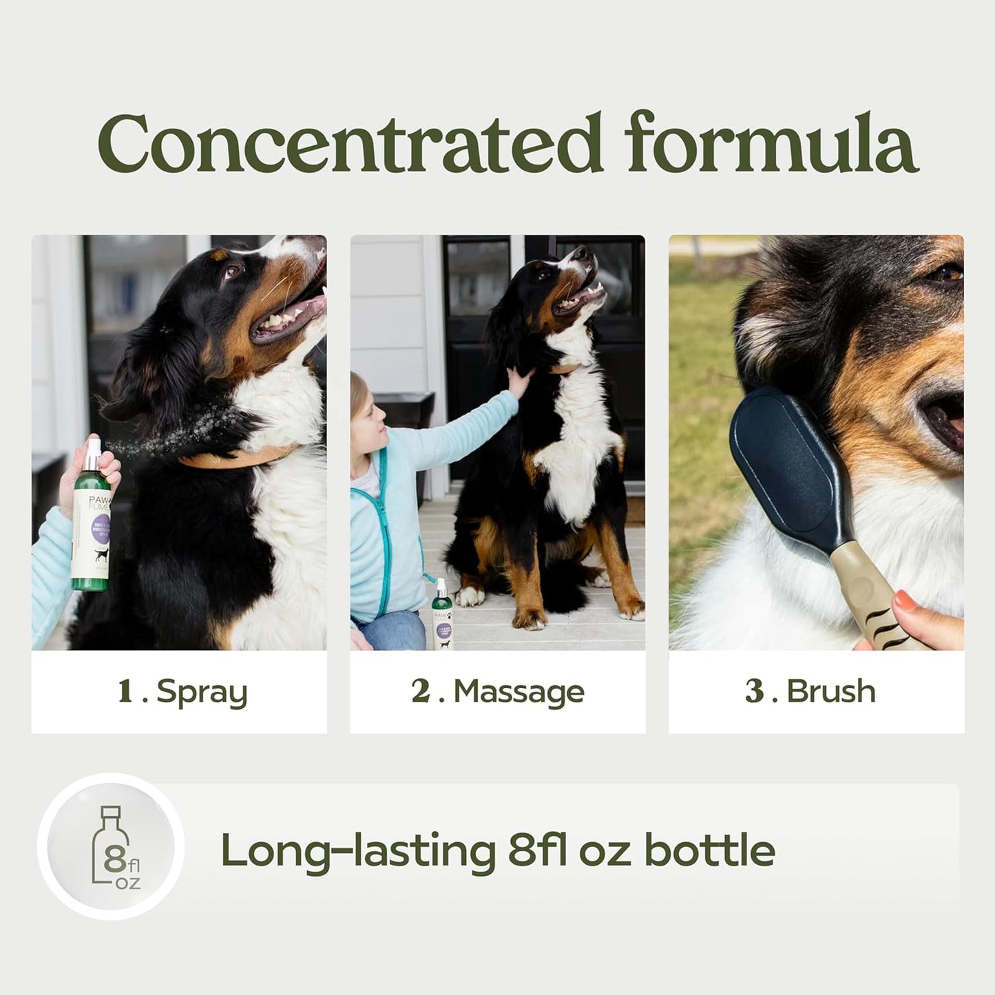 Pawfume Skin & Coat Moisturizing Spray Dog Lotion for Dry Skin – Dog Conditioner Spray for Dog Skin – Dog Leave in Conditioner Spray for Dog Dry Skin & Dog Itch Relief - Conditioner for Dogs Itch