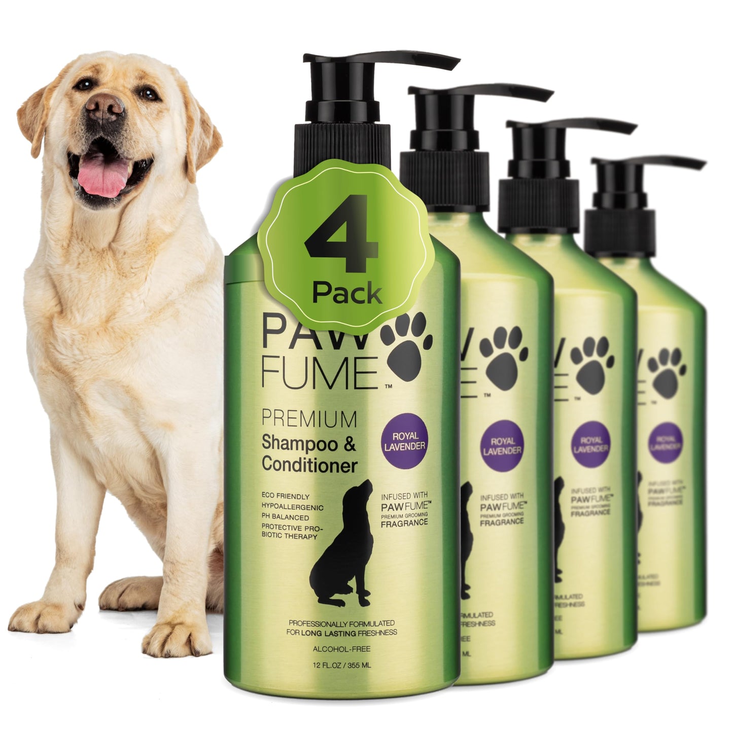 Pawfume Skin & Coat Moisturizing Spray Dog Lotion for Dry Skin – Dog Conditioner Spray for Dog Skin – Dog Leave in Conditioner Spray for Dog Dry Skin & Dog Itch Relief - Conditioner for Dogs Itch