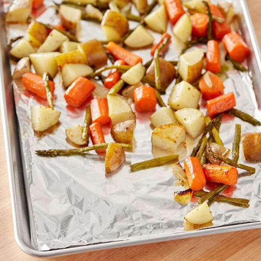 Heavy Duty Silver Aluminum Foil Roll for Food 18 Inches 500 FT Heavy Duty Food Safe Foil Wrap