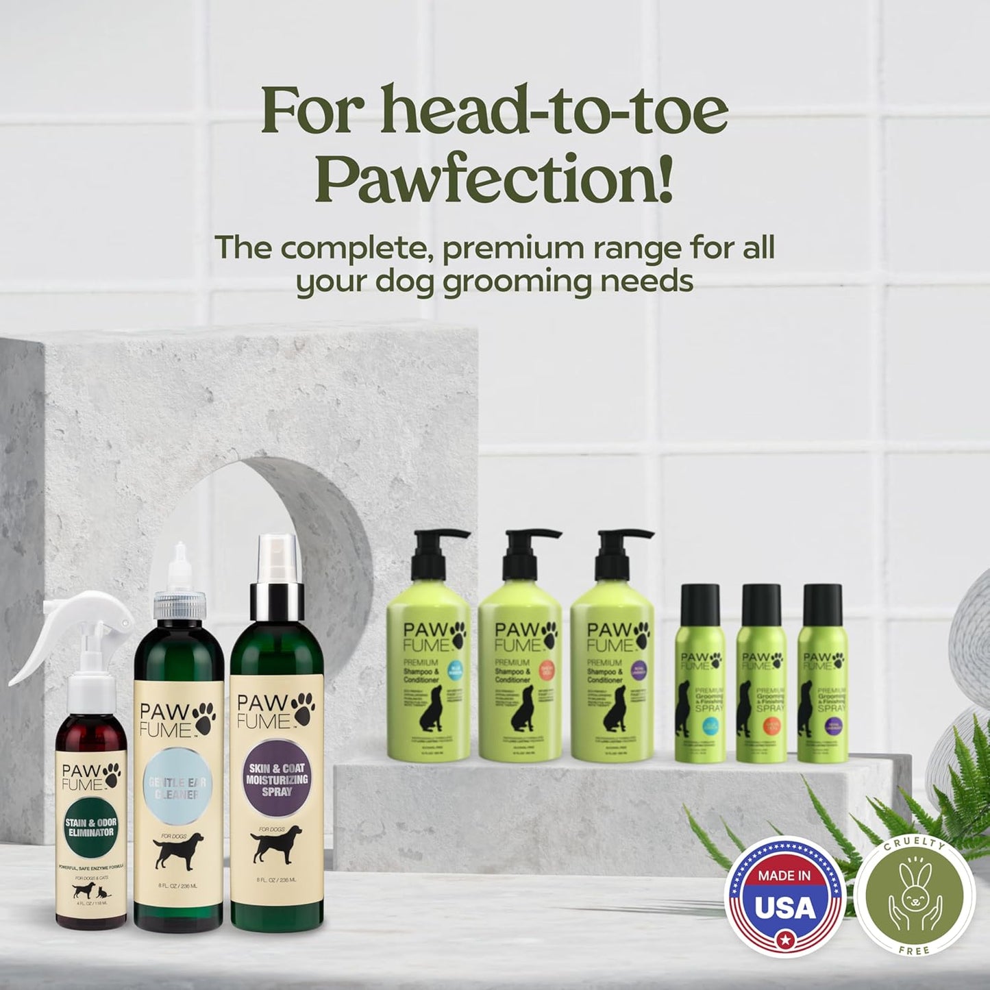 Pawfume Skin & Coat Moisturizing Spray Dog Lotion for Dry Skin – Dog Conditioner Spray for Dog Skin – Dog Leave in Conditioner Spray for Dog Dry Skin & Dog Itch Relief - Conditioner for Dogs Itch
