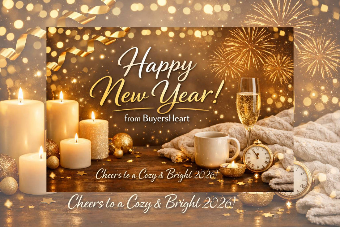 Happy New Year from BuyersHeart: New Beginnings, Cozy Moments and a Heartfelt Thank You
