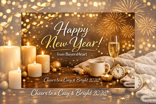 Happy New Year from BuyersHeart: New Beginnings, Cozy Moments and a Heartfelt Thank You