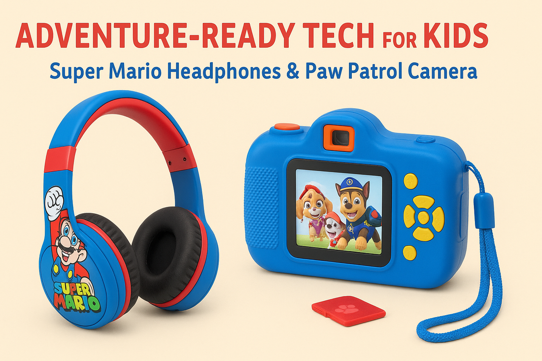 Adventure Tech for Kids: Super Mario Headphones & Paw Patrol Camera