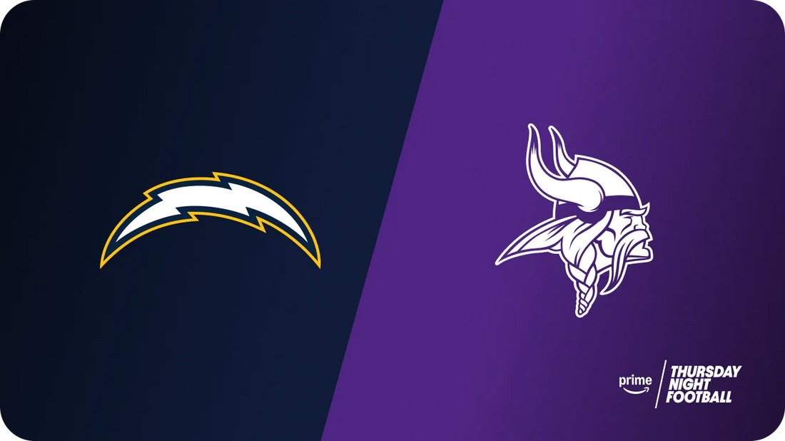 Thursday Night Football: Vikings vs Chargers.   Primetime Clash in L.A.