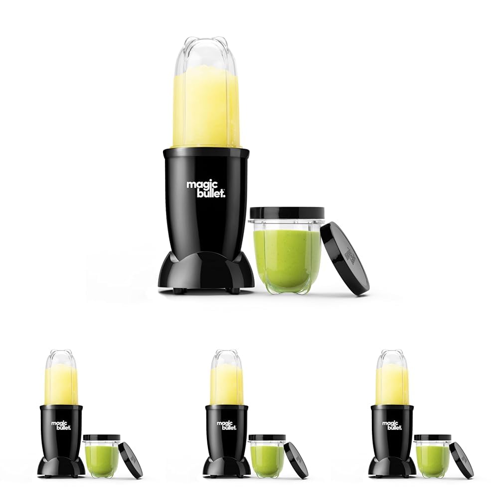 Magic Bullet Blender, Small, Silver, 11 Piece Set