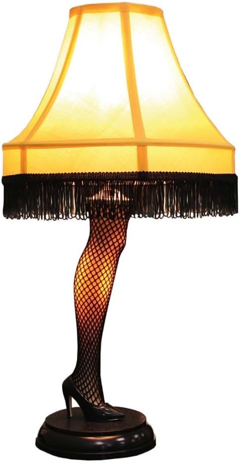 Holidays Christmas Story's Famous Leg Lamp with Fringed Shade ~ 20" High X 10" Diameter
