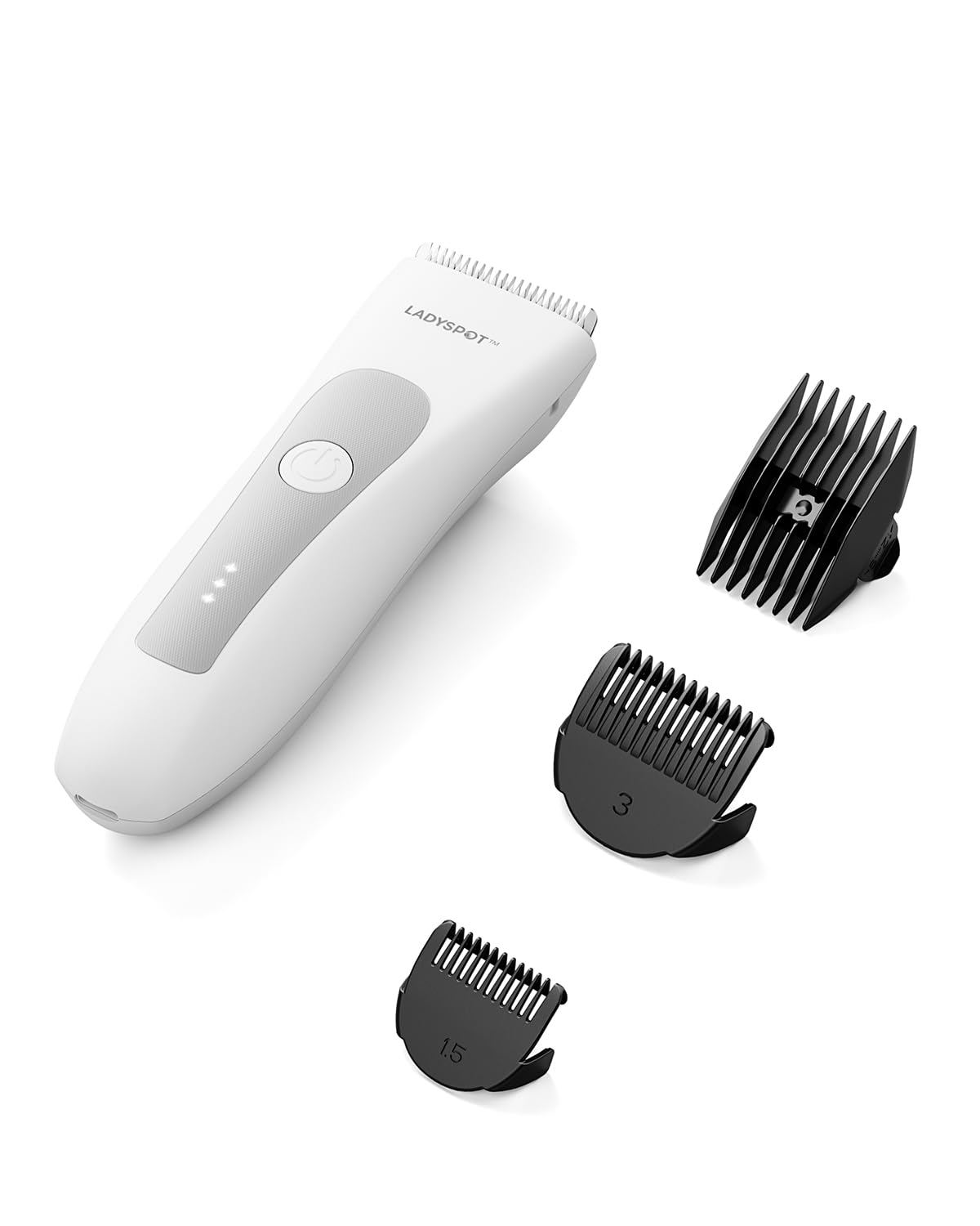 MANSPOT Manscape Groin & Body Hair Trimmer for Men, Electric Ball Pubic Trimmer Shaver,Manscape Kit with 4 Guard,Replaceable Ceramic Blade Heads,Waterproof Wet/Dry Shaver,90 Minutes Shaving