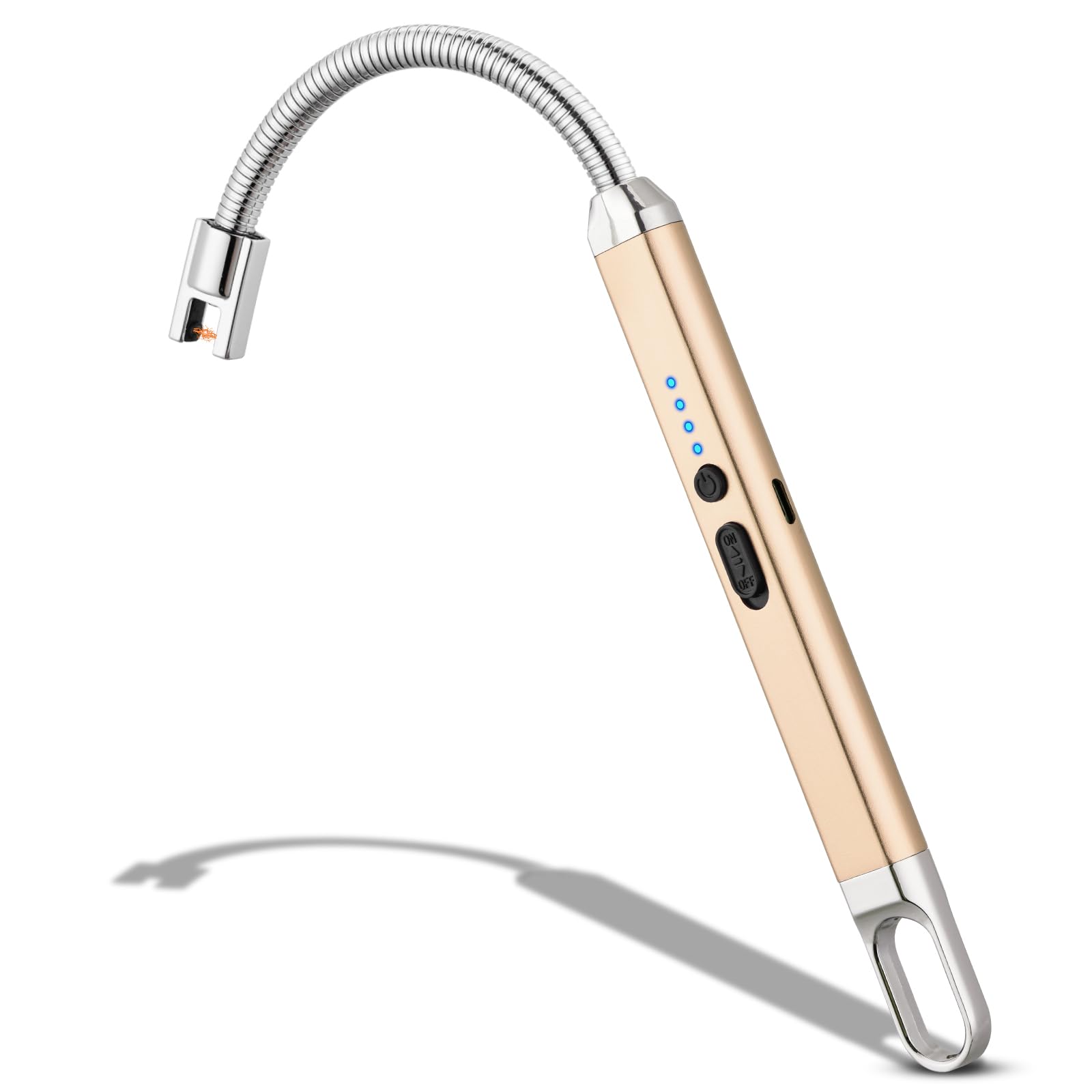 MEIRUBY Electric Candle Lighter, Valentine's Day Gifts for Women Mom Men Wife, USB Arc Rechargeable Windproof Long Lighter for Candle BBQ Birthday Housewarming Gift Idals