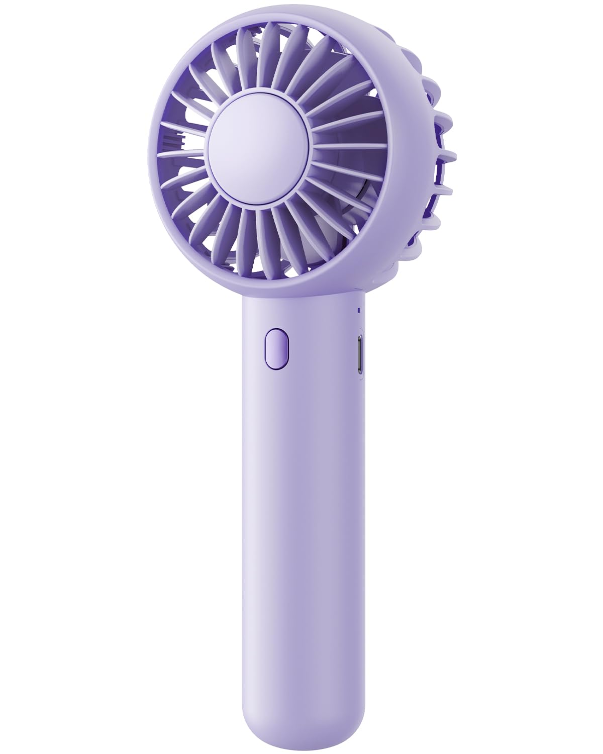 Gaiatop Mini Portable Fan, Small and Powerful, Cute Design 3 Speed Personal Handheld fan and Desktop with Base, Lightweight USB Rechargeable for Travel Lash Makeup Girl Women Summer Gift Black