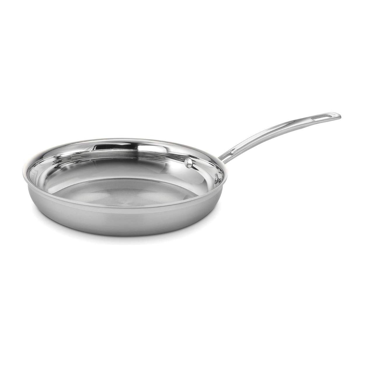 Cuisinart MultiClad Pro 12" w/Helper Handle Skillet, Inch, Non Stick Stainless Steel