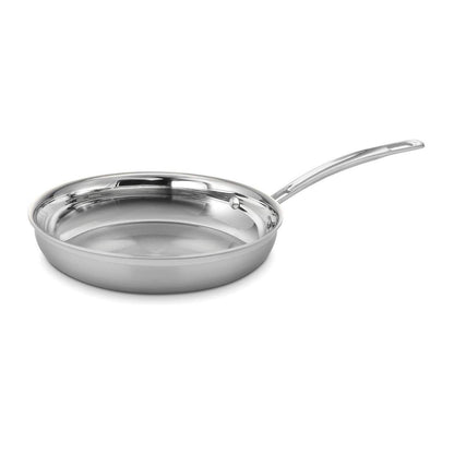 Cuisinart MultiClad Pro 12" w/Helper Handle Skillet, Inch, Non Stick Stainless Steel