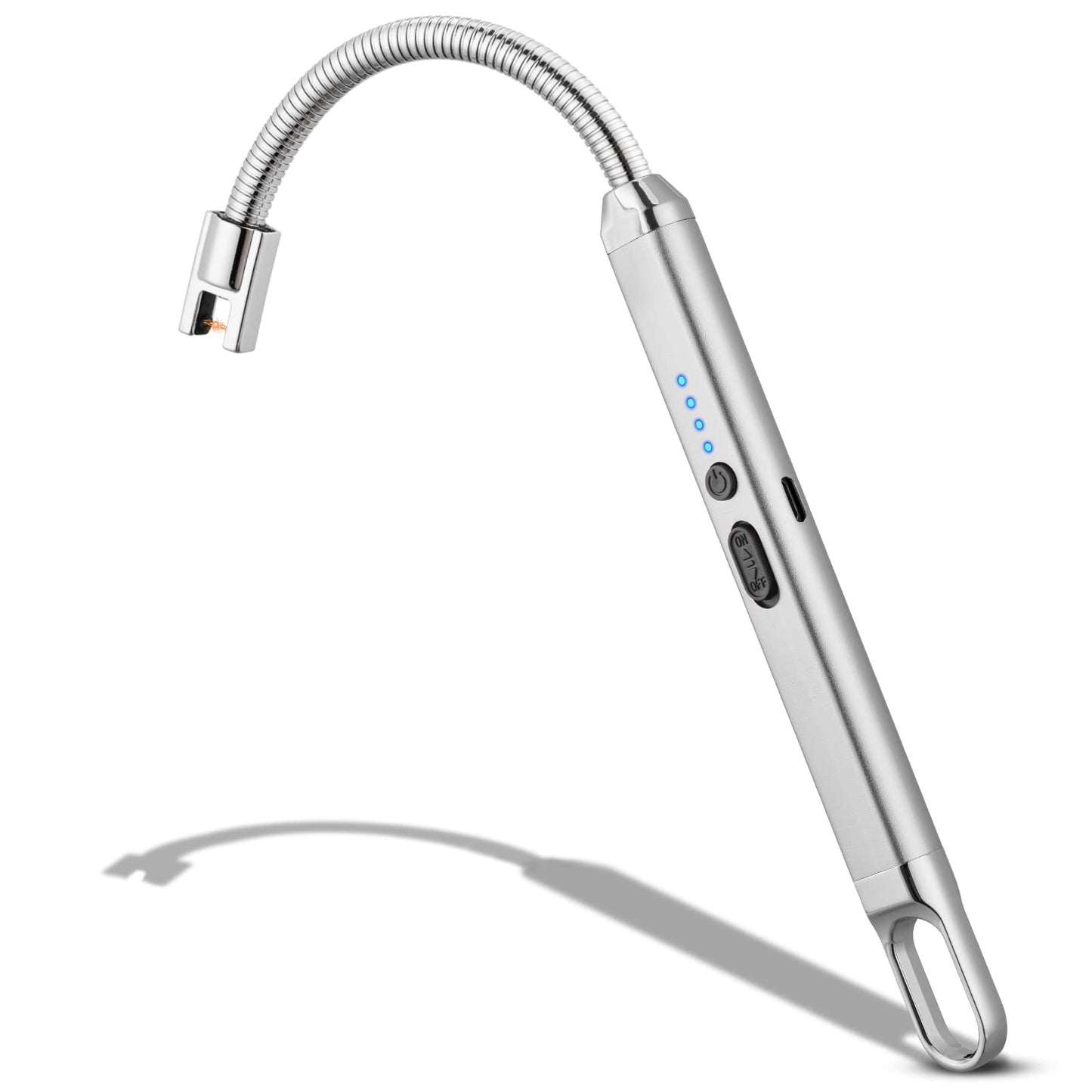 MEIRUBY Electric Candle Lighter, Valentine's Day Gifts for Women Mom Men Wife, USB Arc Rechargeable Windproof Long Lighter for Candle BBQ Birthday Housewarming Gift Idals