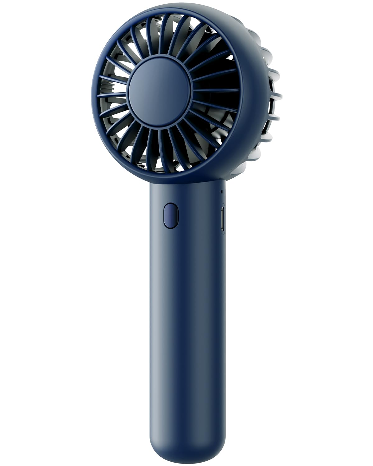 Gaiatop Mini Portable Fan, Small and Powerful, Cute Design 3 Speed Personal Handheld fan and Desktop with Base, Lightweight USB Rechargeable for Travel Lash Makeup Girl Women Summer Gift Black