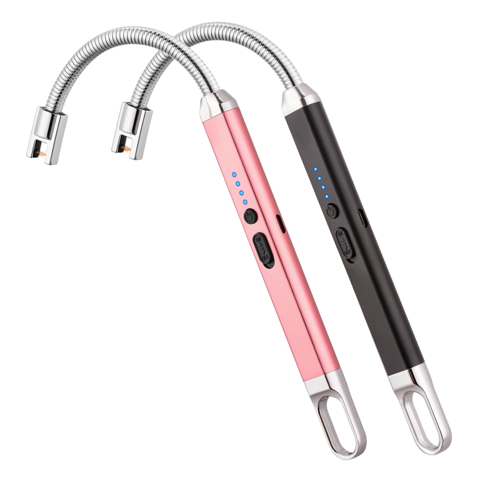 MEIRUBY Electric Candle Lighter, Valentine's Day Gifts for Women Mom Men Wife, USB Arc Rechargeable Windproof Long Lighter for Candle BBQ Birthday Housewarming Gift Idals