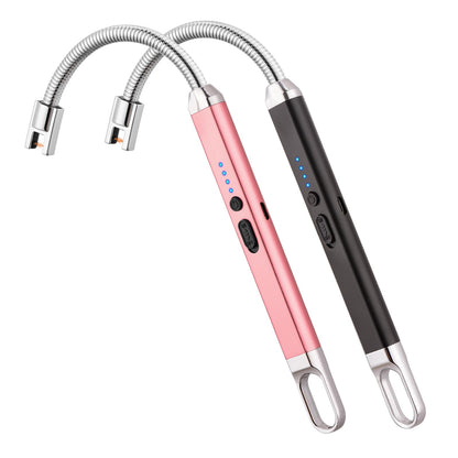 MEIRUBY Electric Candle Lighter, Valentine's Day Gifts for Women Mom Men Wife, USB Arc Rechargeable Windproof Long Lighter for Candle BBQ Birthday Housewarming Gift Idals