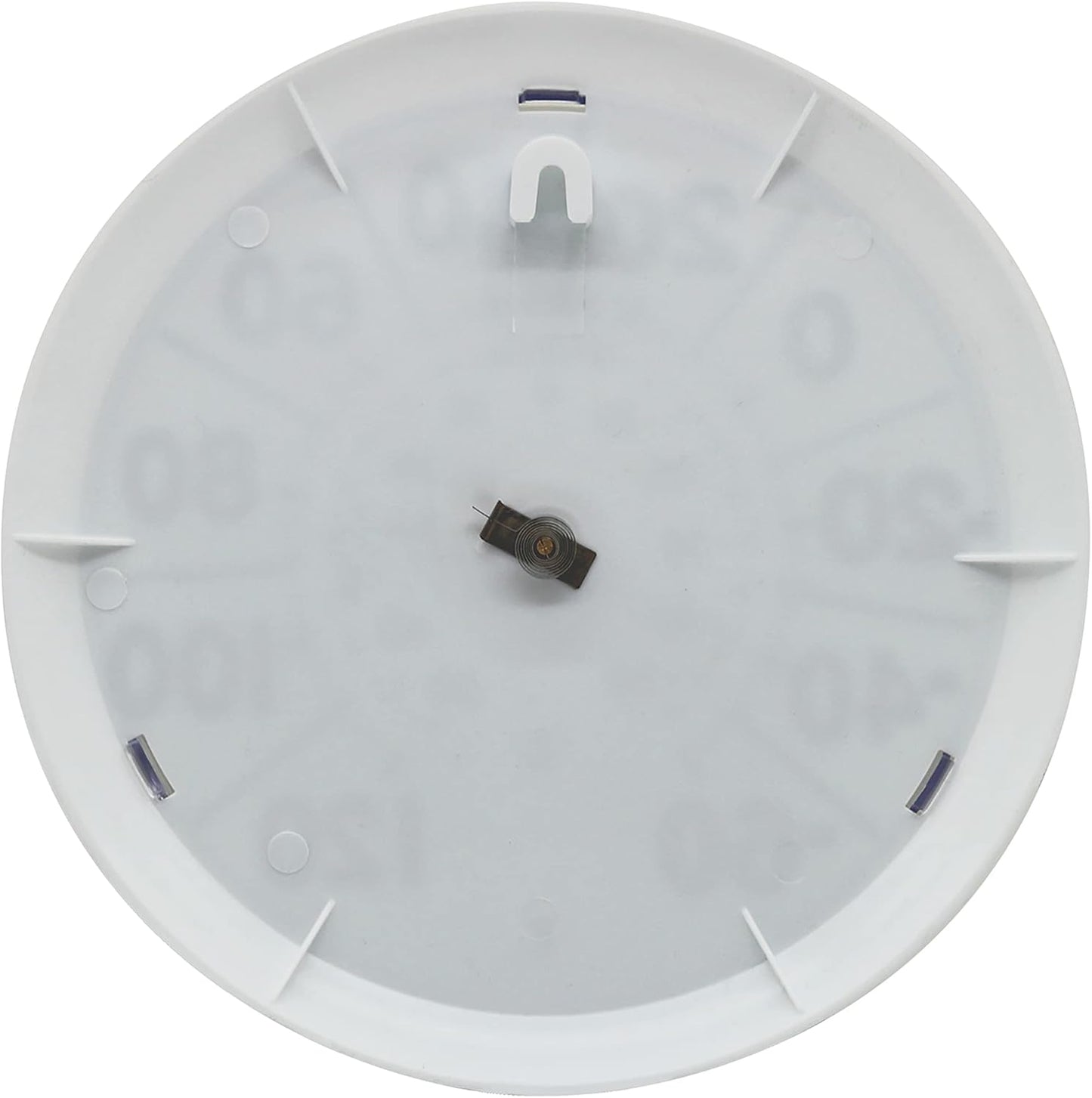 Springfield Indoor Outdoor Big Dial Thermometer, Wireless with Large Easy-to-Read Numbers, 8-Inch Dial for Patio, Pool, or Indoor Use, White Finish