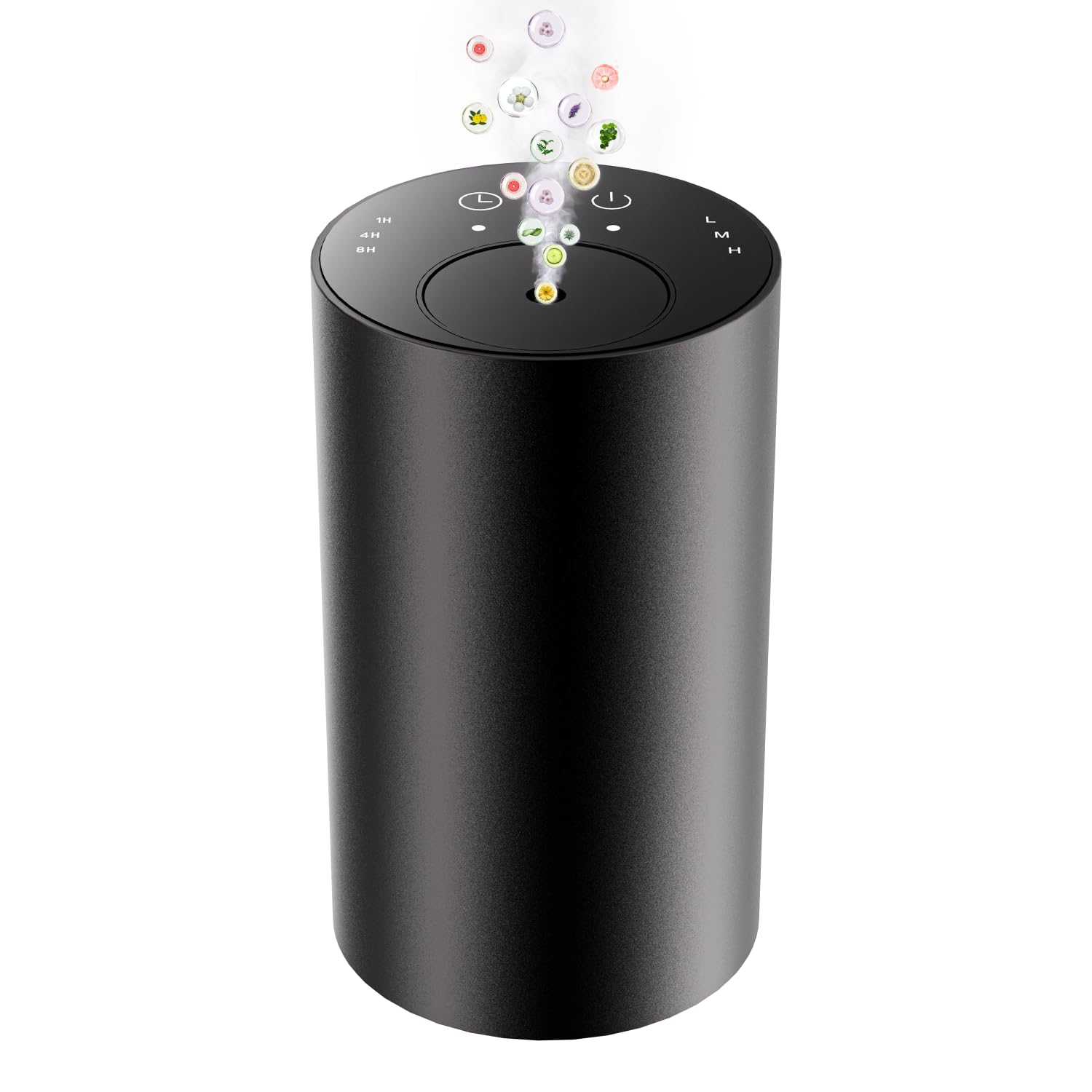 Waterless Essential Oil Diffuser, Portable Aromatherapy Diffuser, Mini Scent Machine, Battery Operated, 1/4/8-Hour Timer, 20ml Capacity, 3 Mist Levels for Home, Car, Room Office.No Included Oil(2pcs)