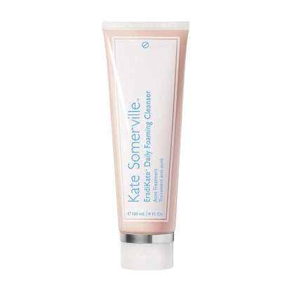 Kate Somerville EradiKate 3% Sulfur Daily Foaming Cleanser Acne Treatment – Clinically Formulated Medicated Face Wash Balances Skin and Cleans Pores, 4 Fl Oz