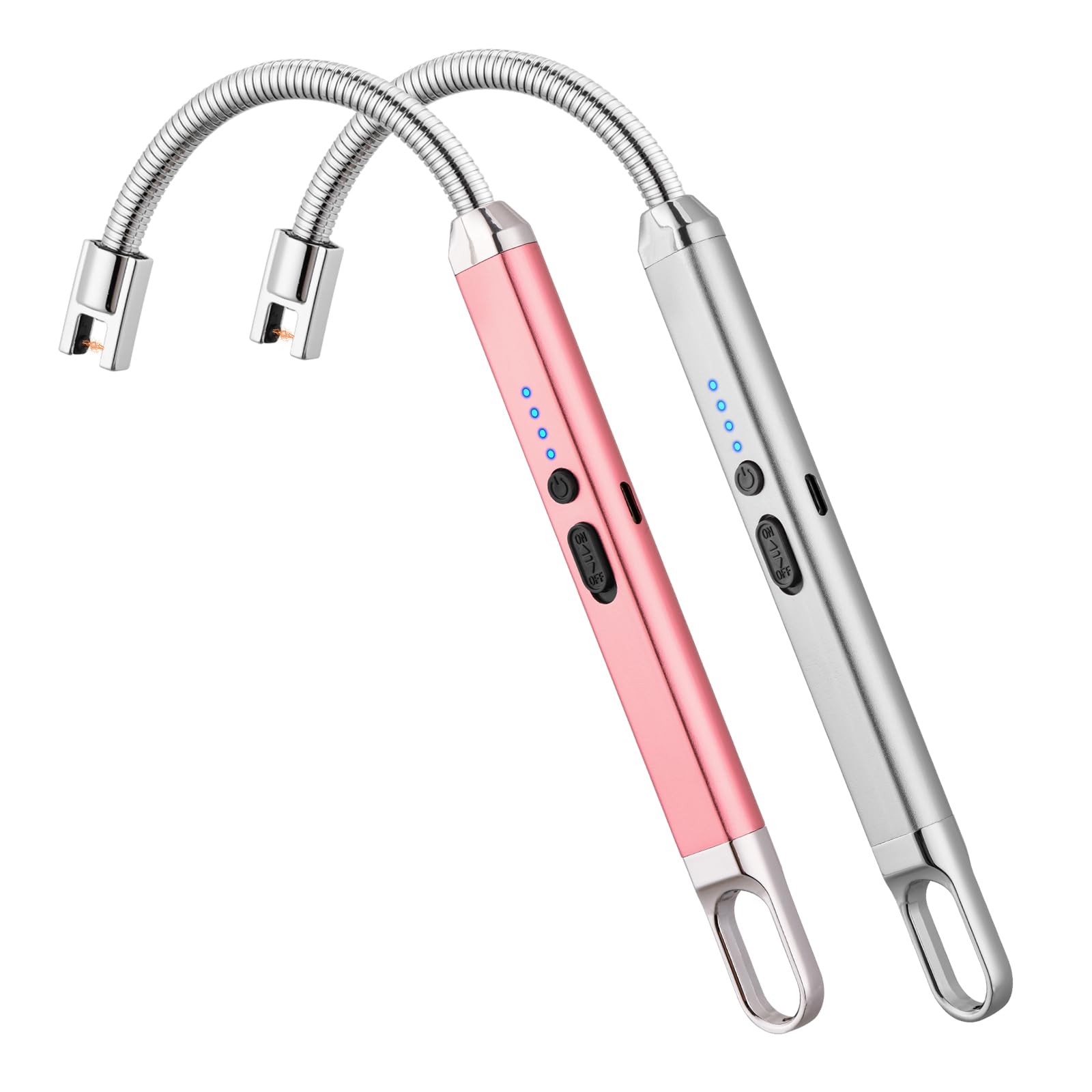 MEIRUBY Electric Candle Lighter, Valentine's Day Gifts for Women Mom Men Wife, USB Arc Rechargeable Windproof Long Lighter for Candle BBQ Birthday Housewarming Gift Idals