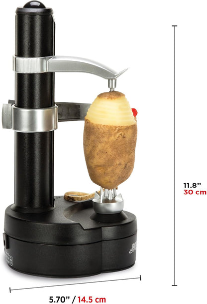 Starfrit Rotato Express Electric Peeler - 2 Spare Blades - Safe & Easy to Use - Effortlessly Peels Vegetables and Fruit