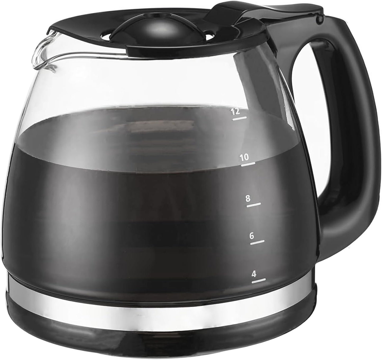 12-Cup Coffee Pot replacement Carafe Compatible with Black and Decker Coffee Maker Many Models CM1160B, CM1160W
