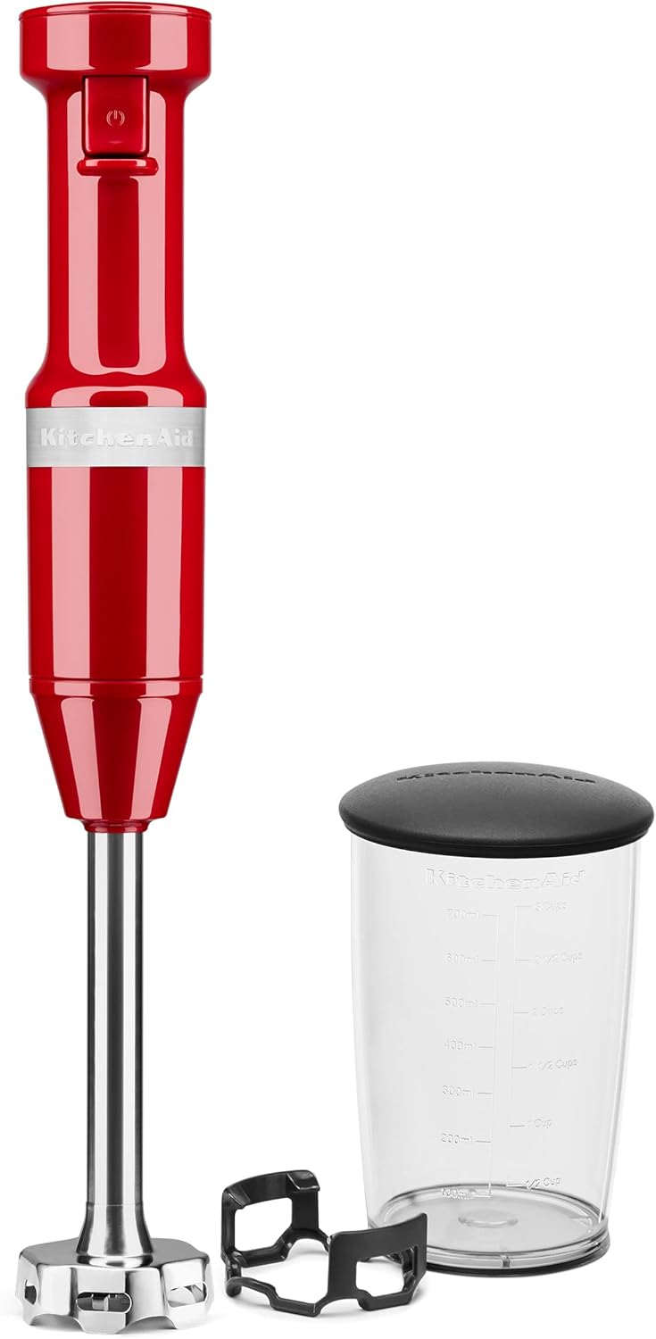 KitchenAid Variable Speed Corded Hand Blender KHBV53, Empire Red