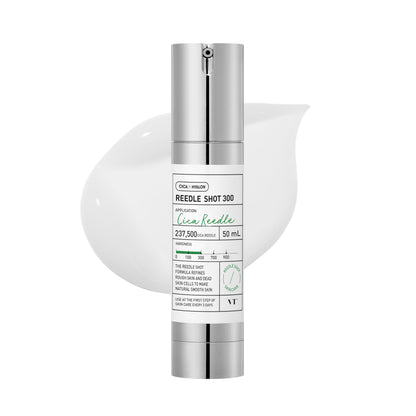 VT COSMETICS CICA Reedle Shot 100, Spicule Microneedling Serum for Pore Care & Exfoliation, Exosome, Centella Asiatica for Glass Skin, Skin Texture, Korean Liquid Skin Booster (1.69 Fl Oz / 50ml)