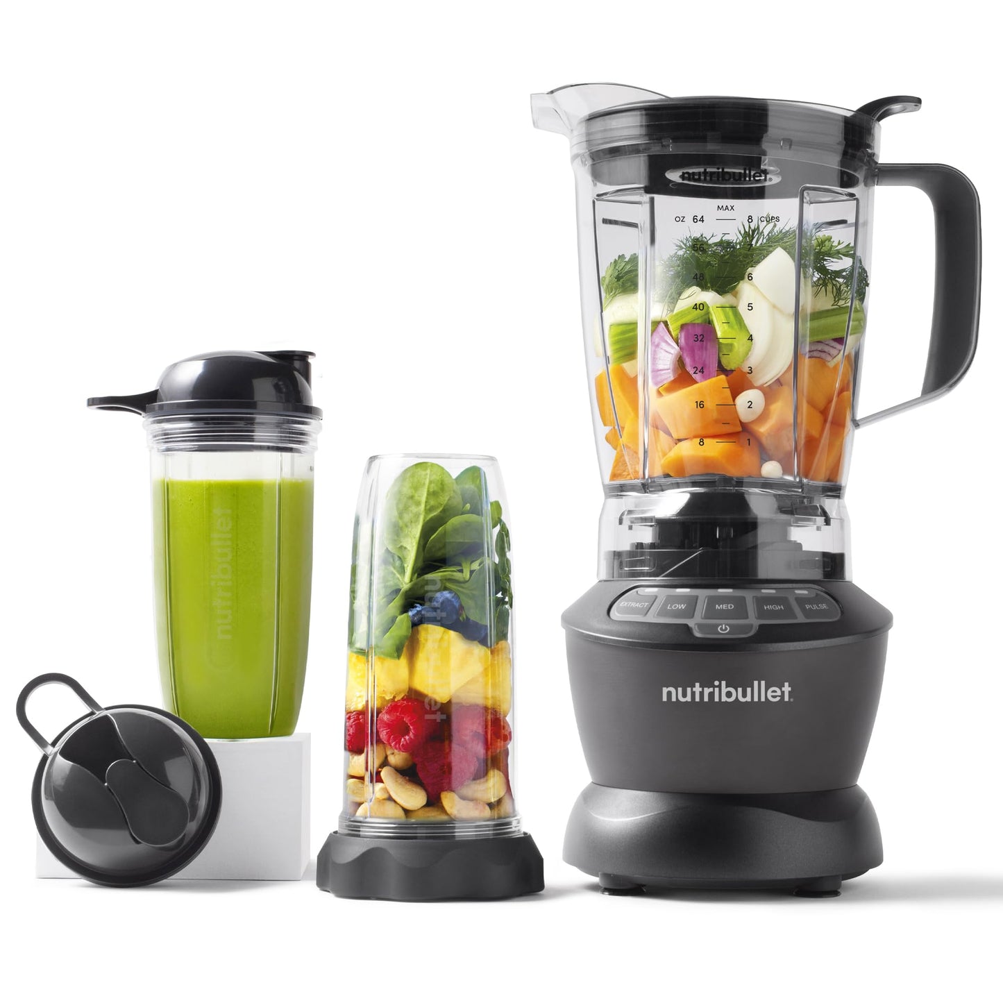 nutribullet Full-Size Blender Combo 1200W – NBF50500 - Dark Gray