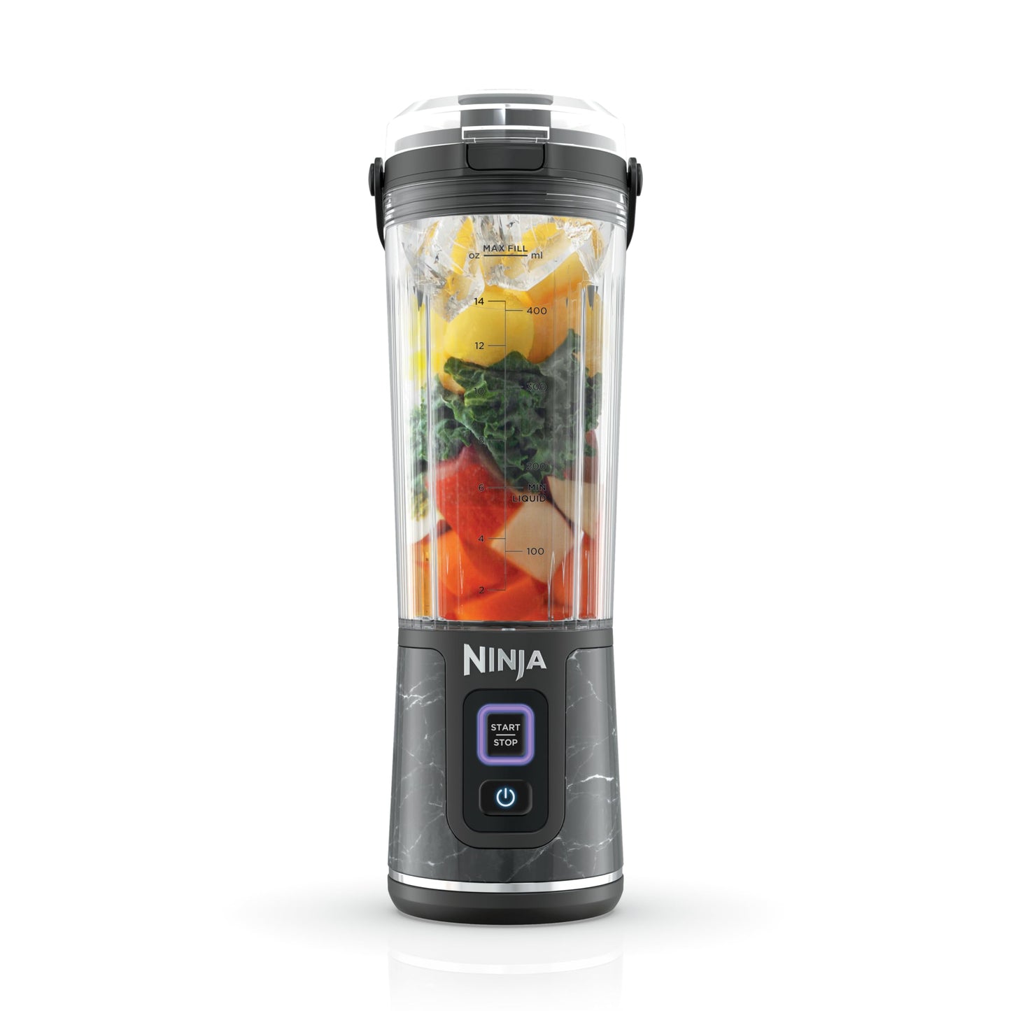 Ninja BC151EM Blast Portable Blender, Cordless, 18oz. Vessel, Personal Blender-for Shakes & Smoothies, BPA Free, Leakproof-Lid & Sip Spout, USB-C Rechargeable, Dishwasher Safe Parts, Forest Green