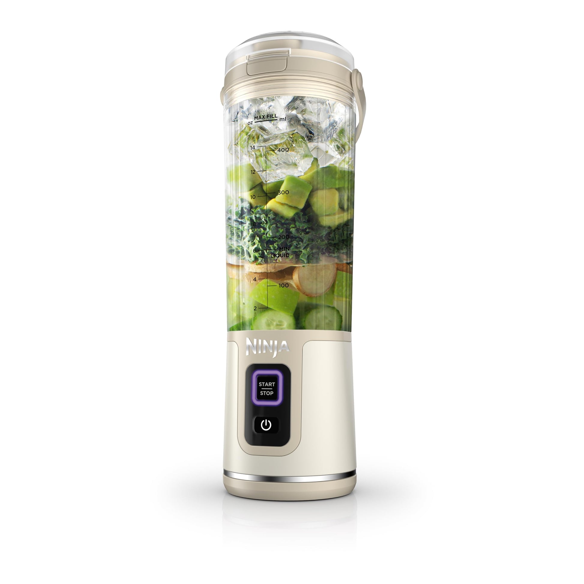 Ninja BC151EM Blast Portable Blender, Cordless, 18oz. Vessel, Personal Blender-for Shakes & Smoothies, BPA Free, Leakproof-Lid & Sip Spout, USB-C Rechargeable, Dishwasher Safe Parts, Forest Green