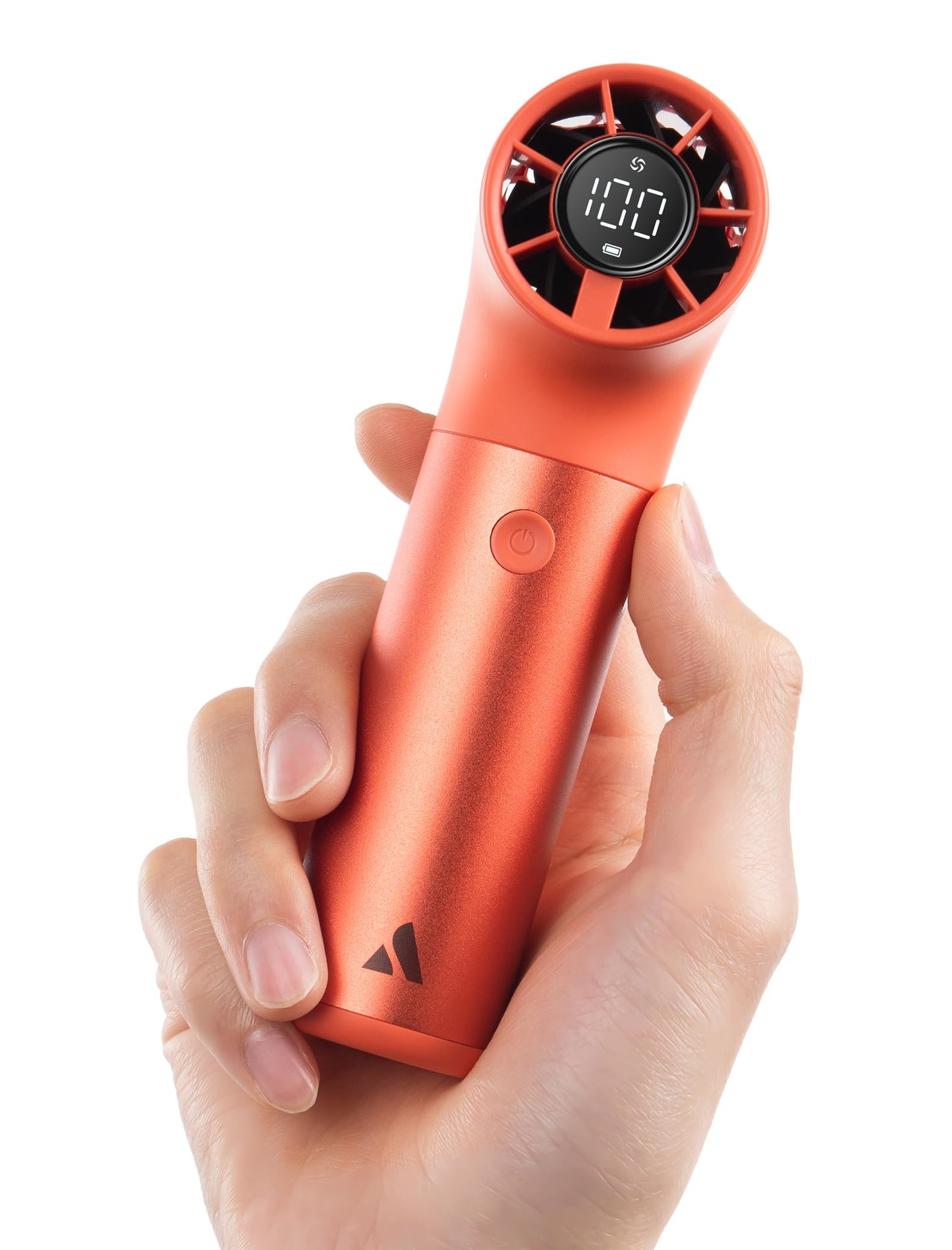 Aecooly Portable Handheld Fan, Powerful Turbo Mini Fan, 19000 RPM High Speed Aero Pro, 15H Max Cooling Time, 6 Speeds Aluminum Case, Pocket Rechargeable Personal Small Travel GIfts for Women-Black