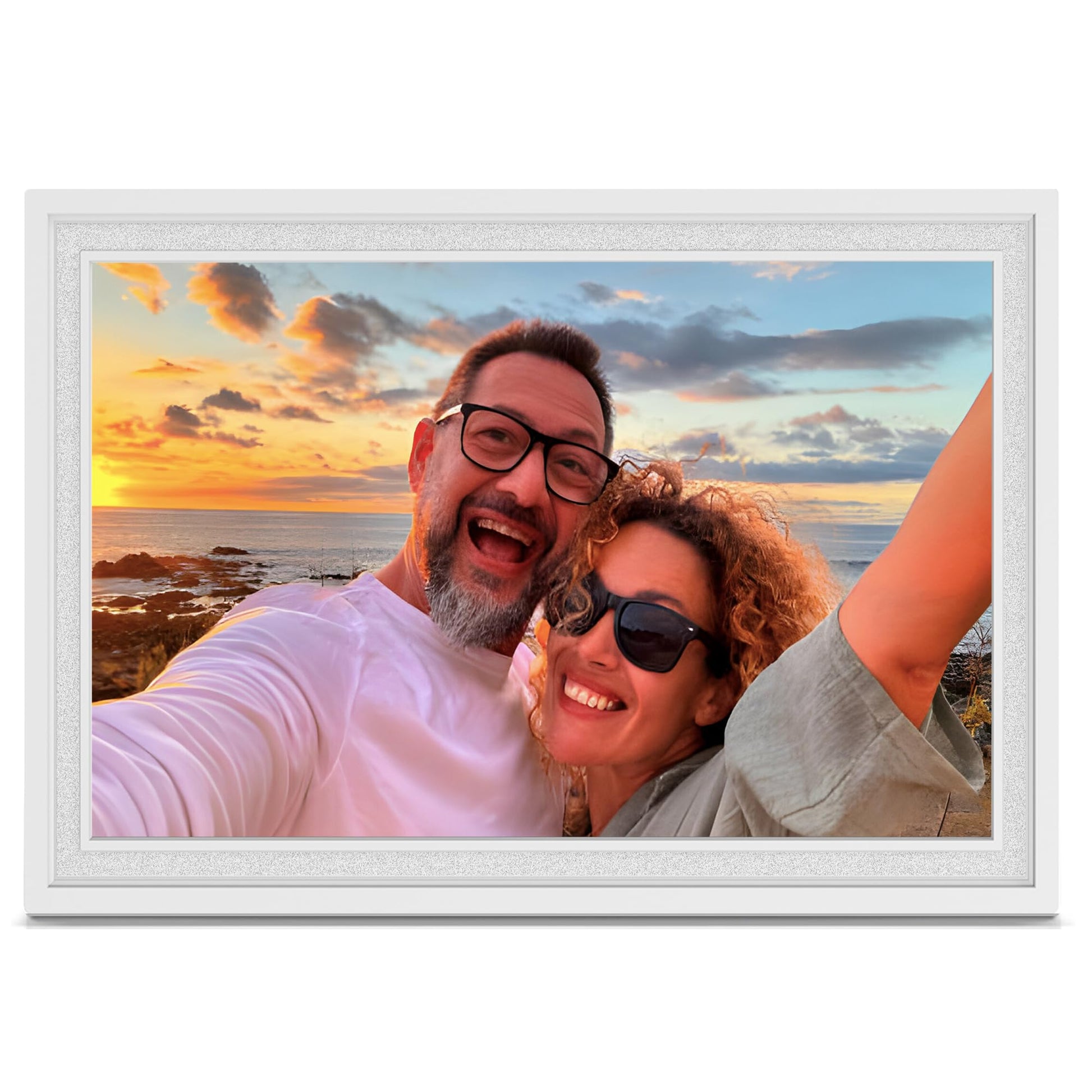 Digital Picture Frame, Frameo WiFi 10.1 Inch 1280*800IPS HD Touch Screen Digital Photo Frame, 16GB Memory, Auto-Rotate, Share Picture Video, Birthday Gifts for Women, Gifts for Mom, Dad, Wedding Gifts