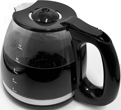 12-Cup Coffee Pot replacement Carafe Compatible with Black and Decker Coffee Maker Many Models CM1160B, CM1160W