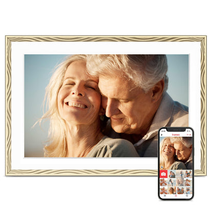 Digital Picture Frame, Frameo WiFi 10.1 Inch 1280*800IPS HD Touch Screen Digital Photo Frame, 16GB Memory, Auto-Rotate, Share Picture Video, Birthday Gifts for Women, Gifts for Mom, Dad, Wedding Gifts