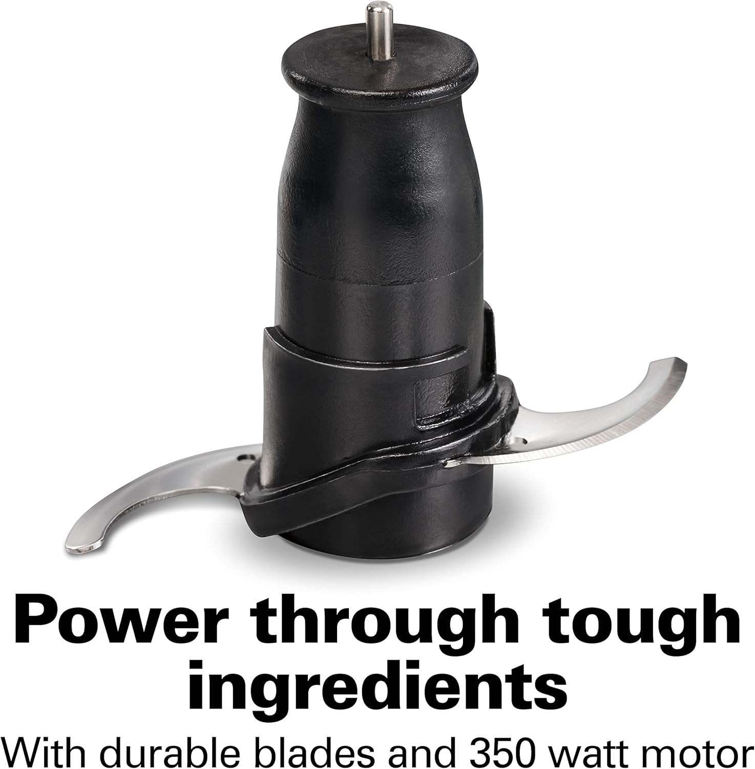 Hamilton Beach Electric Vegetable Chopper & Mini Food Processor, 3-Cup, 350 Watts, for Dicing, Mincing, and Puree, Black (72850)