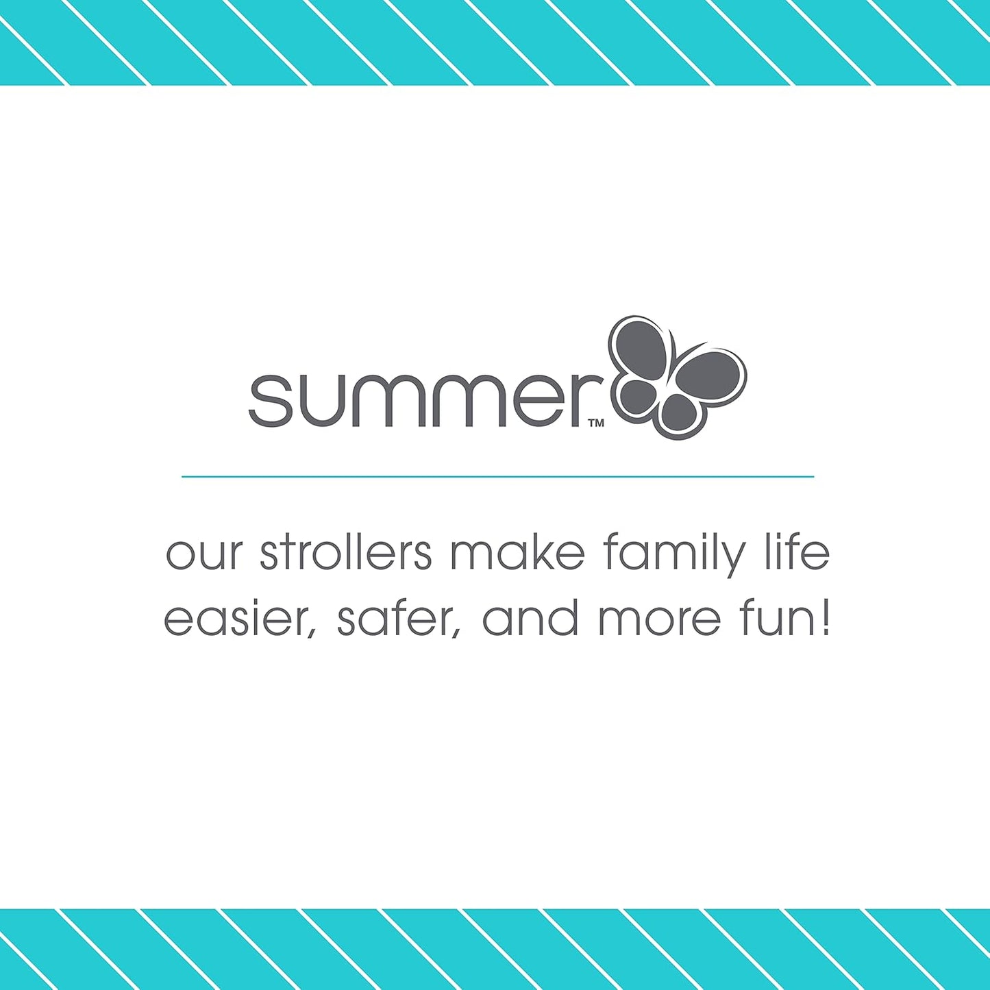 3Dlite Convenience Stroller, Black – Lightweight, with Aluminum Frame, Large Seat Area, Mesh Siding, 4 Position Recline, Extra Large Storage Basket – for Travel