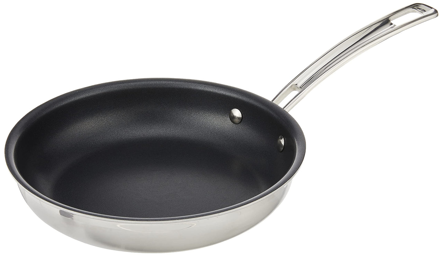 Cuisinart MultiClad Pro 12" w/Helper Handle Skillet, Inch, Non Stick Stainless Steel