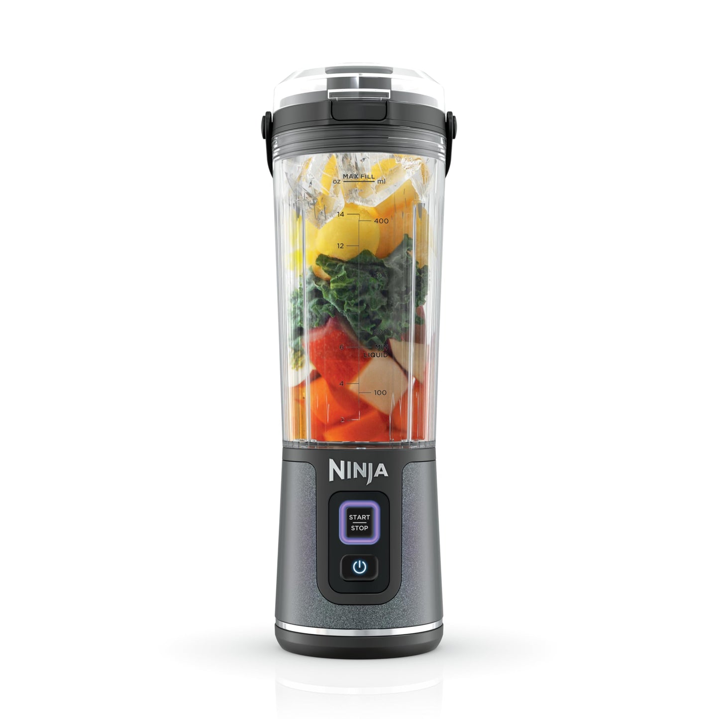 Ninja BC151EM Blast Portable Blender, Cordless, 18oz. Vessel, Personal Blender-for Shakes & Smoothies, BPA Free, Leakproof-Lid & Sip Spout, USB-C Rechargeable, Dishwasher Safe Parts, Forest Green
