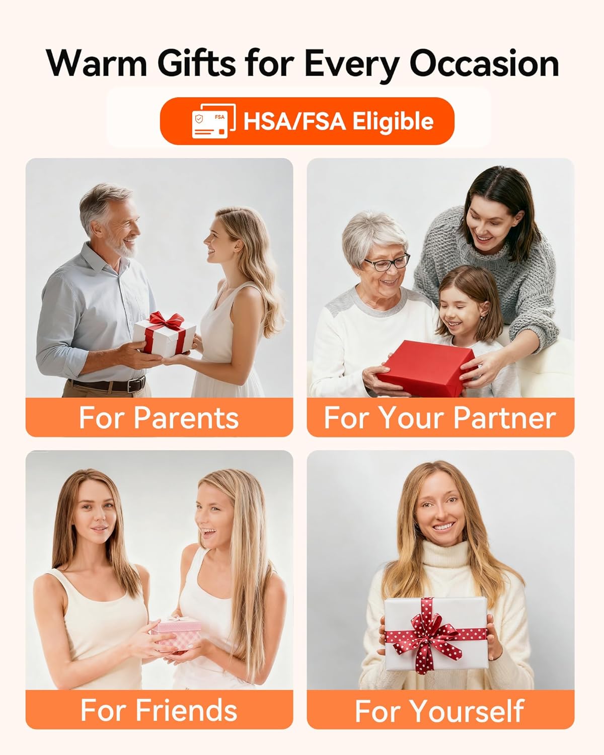 IKEEPFIT® Heating Pad for Back Pain Relief: MAXwarm® 3.0, Portable Cordless Heat Pad with Massager for Period Cramps, 8000mAh Large Battery, FSA Eligible HSA, Christmas Gift for Women Men 90-310 lbs