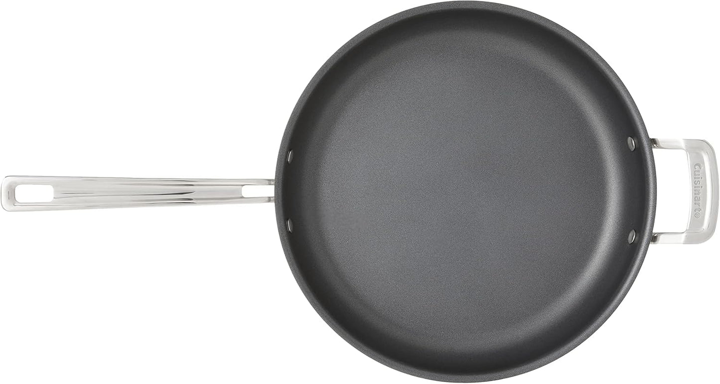 Cuisinart MultiClad Pro 12" w/Helper Handle Skillet, Inch, Non Stick Stainless Steel