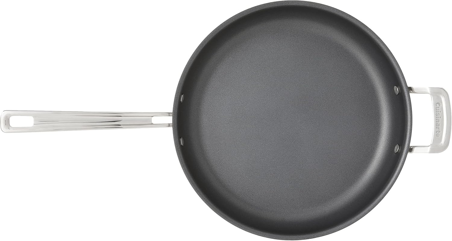 Cuisinart MultiClad Pro 12" w/Helper Handle Skillet, Inch, Non Stick Stainless Steel