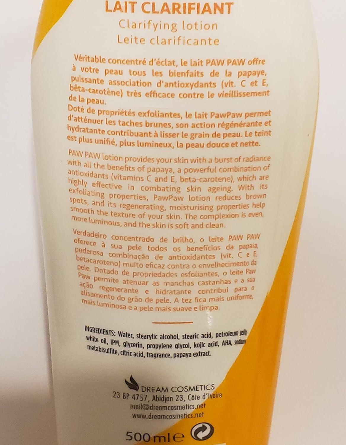 Paw Paw Clarifying Body kit 4pcs