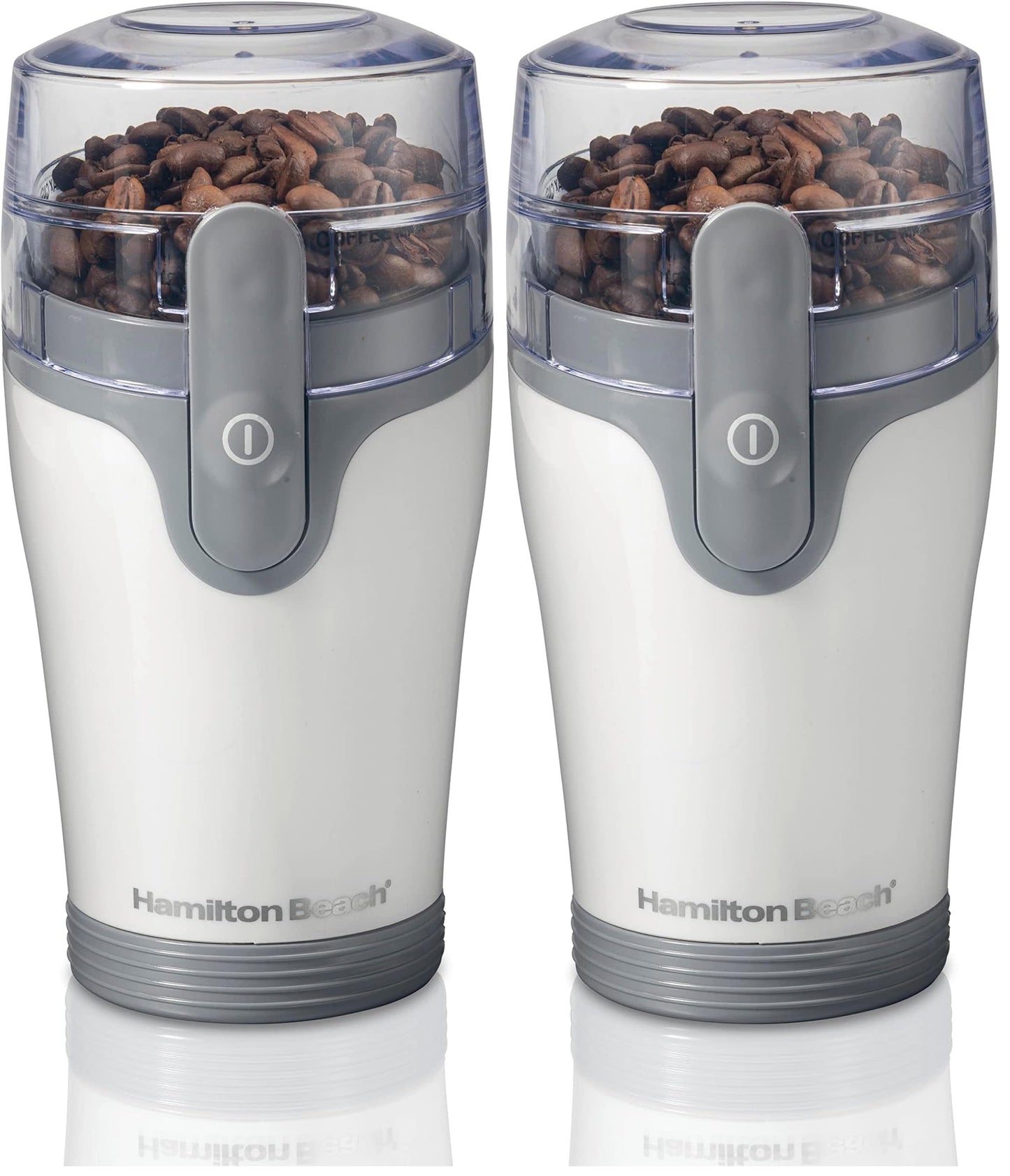 Hamilton Beach Fresh Grind Electric Coffee Grinder for Beans, Spices and More, Stainless Steel Blades, Removable Chamber, Makes up to 12 Cups, Black