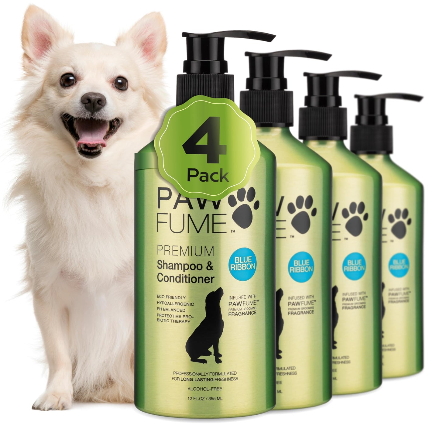 Pawfume Skin & Coat Moisturizing Spray Dog Lotion for Dry Skin – Dog Conditioner Spray for Dog Skin – Dog Leave in Conditioner Spray for Dog Dry Skin & Dog Itch Relief - Conditioner for Dogs Itch