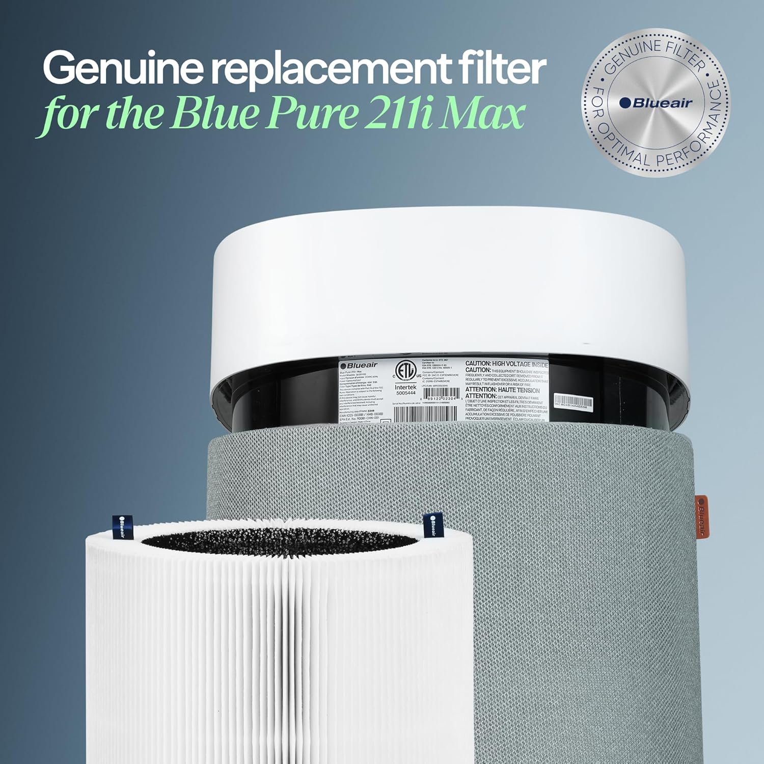 BLUEAIR Genuine Filter for Blue Pure 211i Max Air Purifier